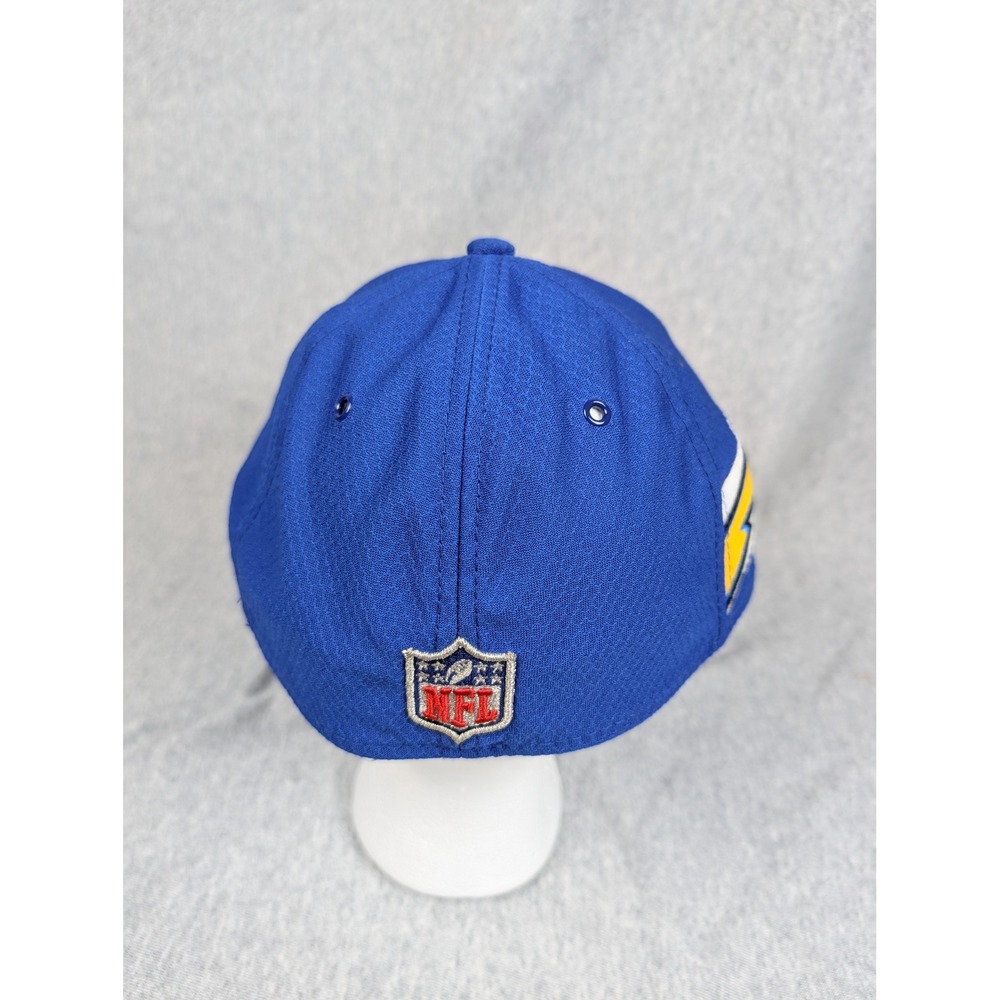 New Era 39THIRTY Los Angeles Chargers Hat Royal Blue Stretch Fit Medium Large - Picture 4 of 7